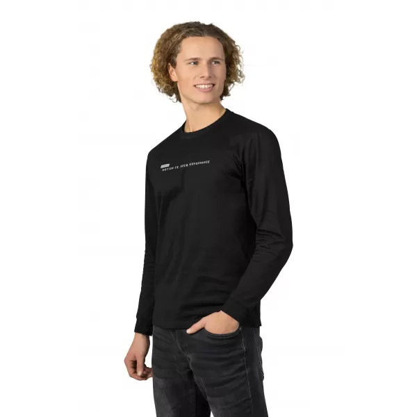  Herren-T-Shirt mit langen Ärmeln HANNAH KIRK ANTHRAZIT 