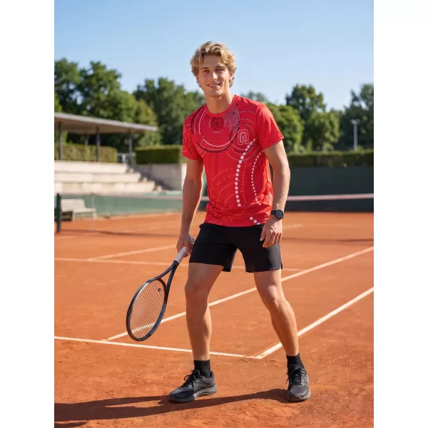  Premium-T-Shirt für Herren ALTISPORT VOJ/ALM003TR01 ROT 