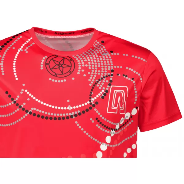  Premium-T-Shirt für Herren ALTISPORT VOJ/ALM003TR01 ROT 