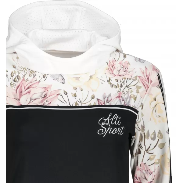  Premium-Sweatshirt für Damen ALTISPORT VOJ/ALW008MI01 SCHWARZ 