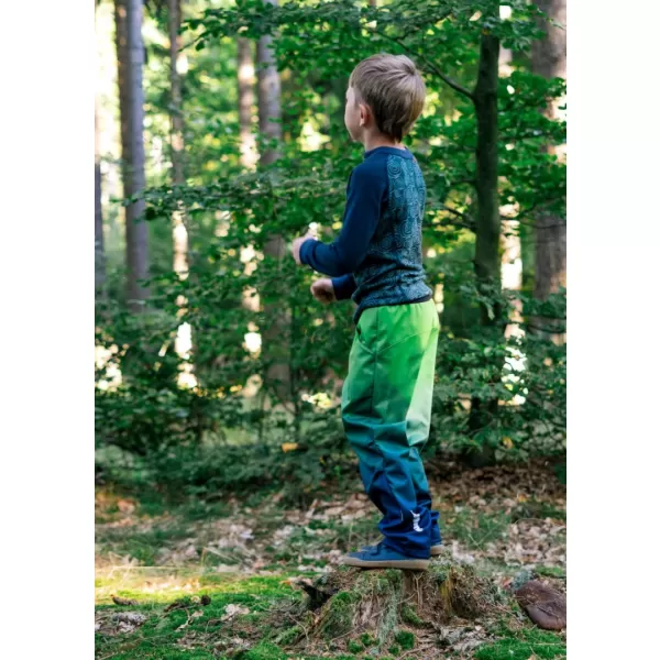  Baby Softshell Hosen WAMU MOZAIKA GRÜN 