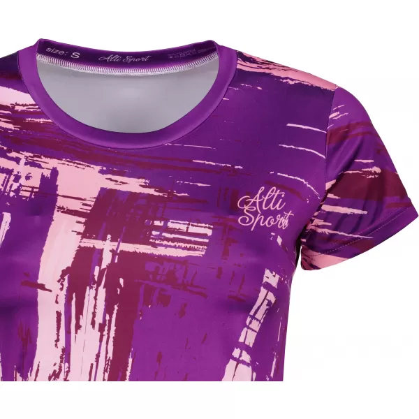  Hochwertiges Funktions-T-Shirt für Damen ALTISPORT VOJ/ALW010TR01 LILA 