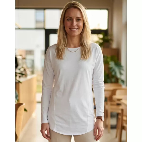  Damen-T-Shirt mit langen Ärmeln SAM 73 SHERRI WT 897 WEIß 