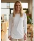 Damen-T-Shirt mit langen Ärmeln SAM 73 SHERRI WT 897 WEIß