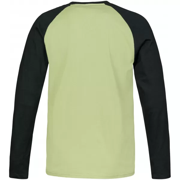  Herren-T-Shirt mit langen Ärmeln HANNAH HANES MOOSSTEIN/ANTHRAZIT 