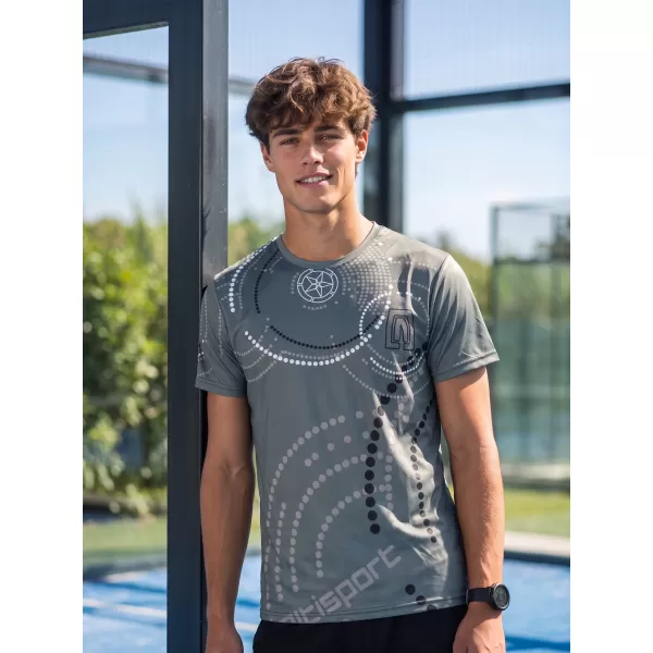  Premium-T-Shirt für Herren ALTISPORT VOJ/ALM003TR01 GRAPHIT 