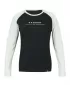 Damen-T-Shirt mit langen Ärmeln HANNAH PRIM ANTHRAZIT/MORGENBLAU