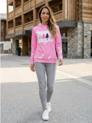 Premium-Sweatshirt für Damen ALTISPORT VOJ/ALWVN4MI01 HELL-PINK