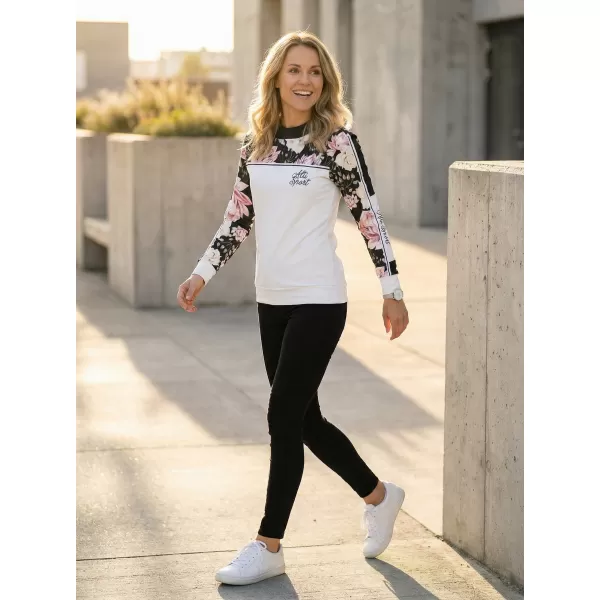 Premium-Sweatshirt für Damen ALTISPORT VOJ/ALW008MI01 WEIß 