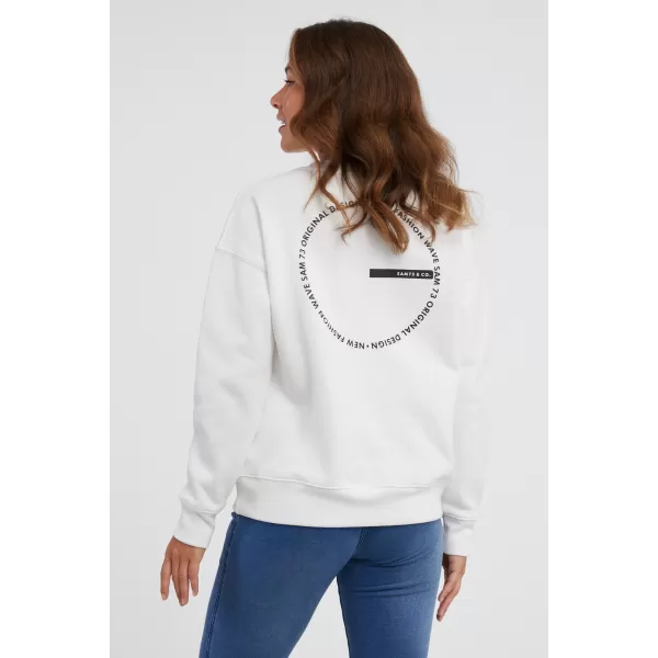  Damen-Sweatshirt SAM 73 AMBER WM 778 CREMEFARBEN 