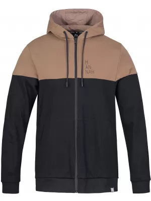 Herren-Sweatshirt HANNAH FEZCO HOODY ANTHRAZIT/COCA-MOKKA