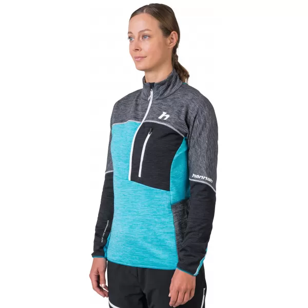  Damen-Sweatshirt HANNAH MEDA HZ HELLGRAU/ANTHRAZIT MEL 