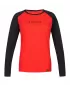 Damen-T-Shirt mit langen Ärmeln HANNAH PRIM HIBISKUS/ANTHRAZIT