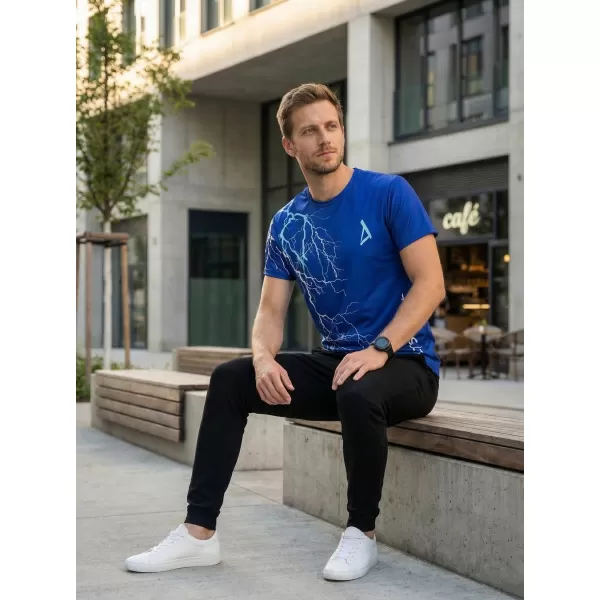  Premium-T-Shirt für Herren ALTISPORT VOJ/ALM004TR01 KÖNIGSBLAU 