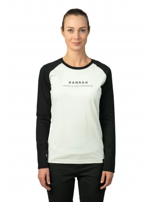 Damen-T-Shirt mit langen Ärmeln HANNAH PRIM MORGENBLAU/ANTHRAZIT