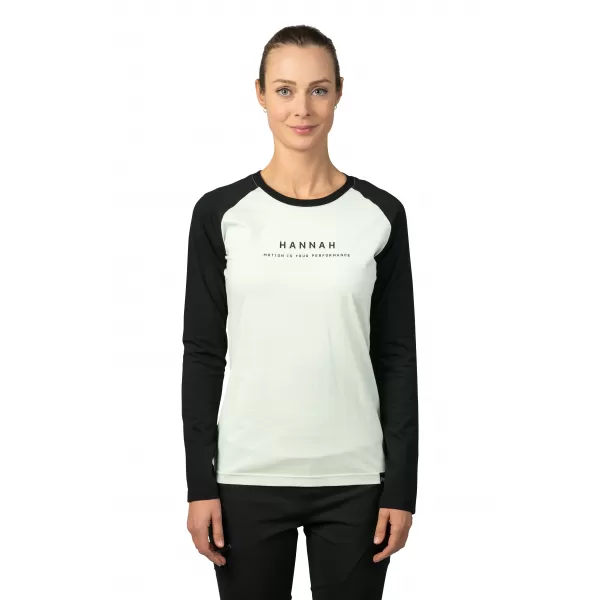  Damen-T-Shirt mit langen Ärmeln HANNAH PRIM MORGENBLAU/ANTHRAZIT 