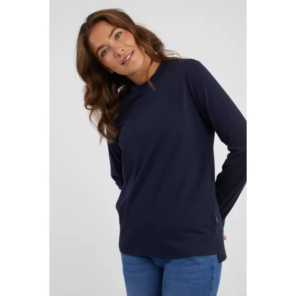  Damen-T-Shirt mit langen Ärmeln SAM 73 ZIRA WT 894 DUNKELBLAU 
