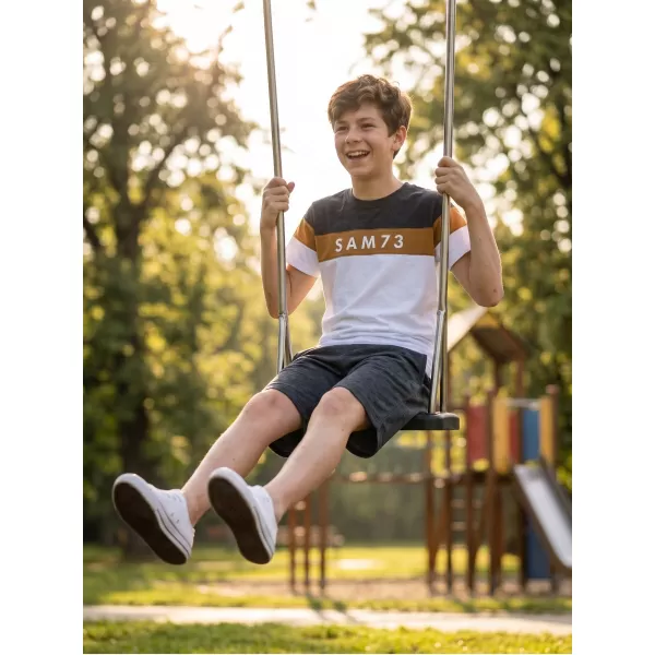  T-Shirt für Jungen SAM 73 KALLAN KT 503 WEIß 