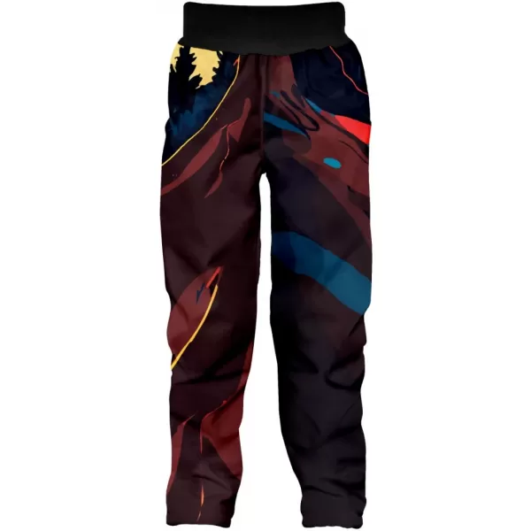  Baby Softshell Hosen WAMU MOUNTAIN BIKE TMAVÁ BUNTER 