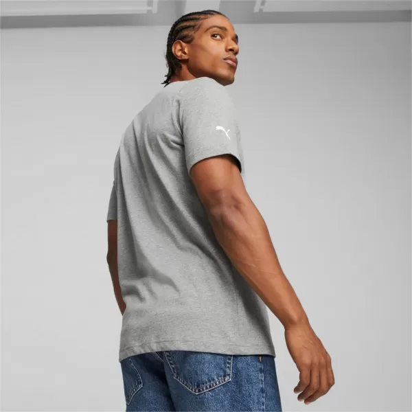  Herren-T-Shirt PUMA BMW MMS ESS LOGO TEE 621314-03 GRAU 