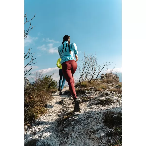 Sportleggings für Damen NORDBLANC COMPLAINT NBWPL7779 BURGUND 