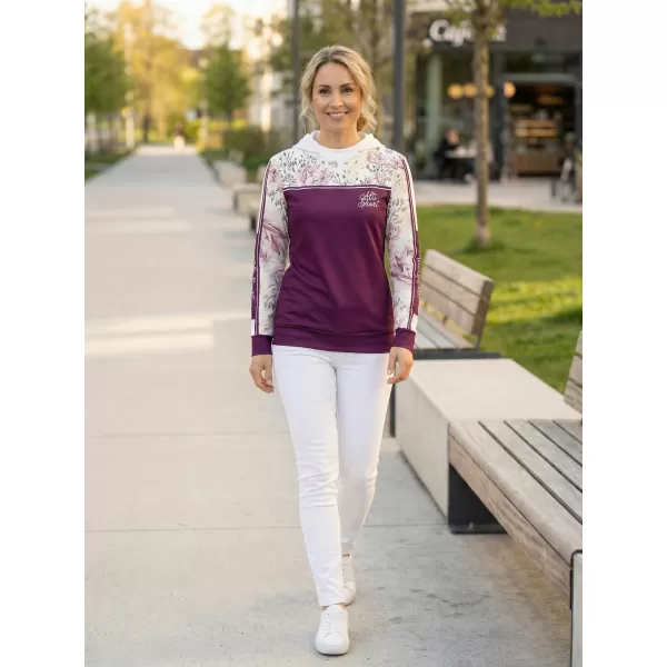  Premium-Sweatshirt für Damen ALTISPORT VOJ/ALW008MI01 BURGUND 