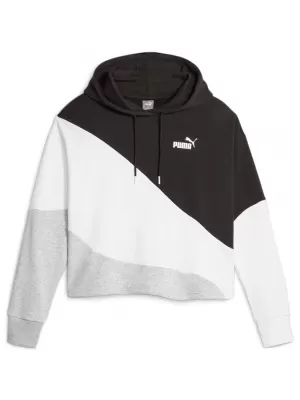 Damen-Sweatshirt PUMA POWER CAT HOODIE TR 673977-51 SCHWARZ