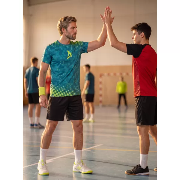  Hochwertiges Funktions-T-Shirt für Herren ALTISPORT VOJ/ALM005TR01 KEROSIN/GELB 