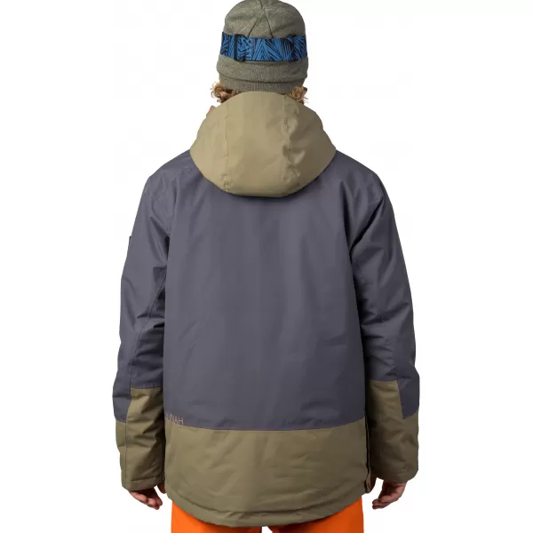  Herrenjacke HANNAH PATTY FD ASPHALT/VERBRANNTE OLIVE 