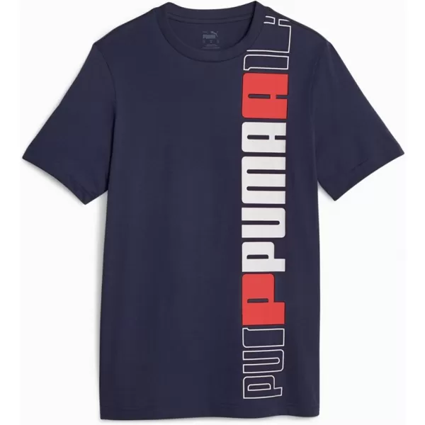  Herren-T-Shirt PUMA ESS+ LOGO LAB TEE 675916-06 BLAU 