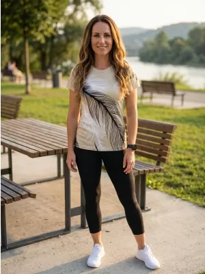 Hochwertiges Funktions-T-Shirt für Damen ALTISPORT VOJ/ALW001TR01 BRAUN