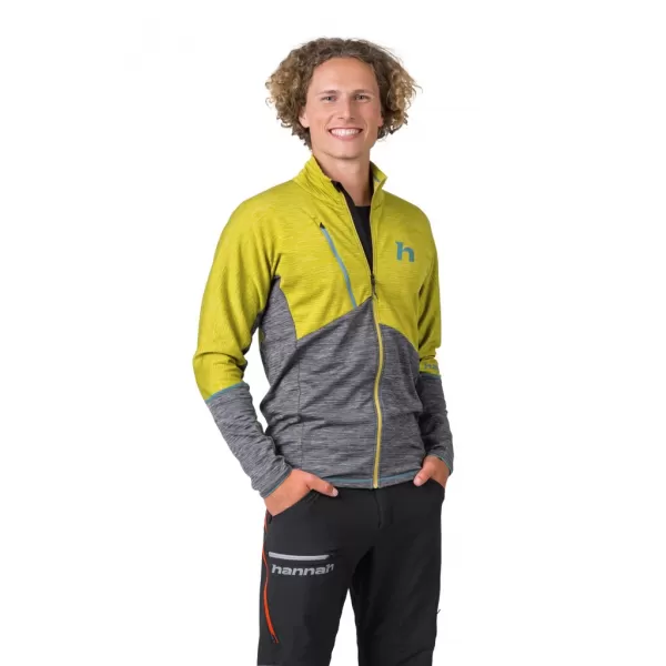  Herren-Sweatshirt HANNAH NIRO CITRONELLE/HELLGRAUMEL 