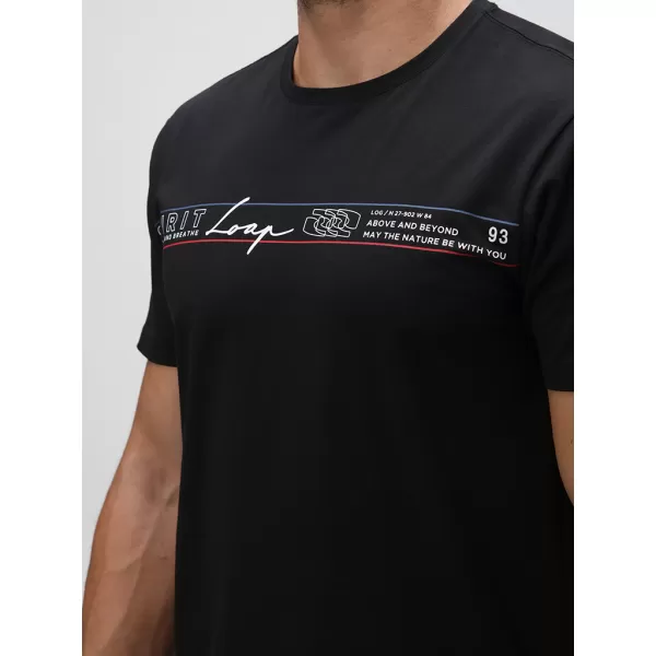  Herren-T-Shirt LOAP ALPACO CLM2358 SCHWARZ 