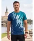 Hochwertiges Funktions-T-Shirt für Herren ALTISPORT VOJ/ALM006TR01 KEROSIN/BLAU