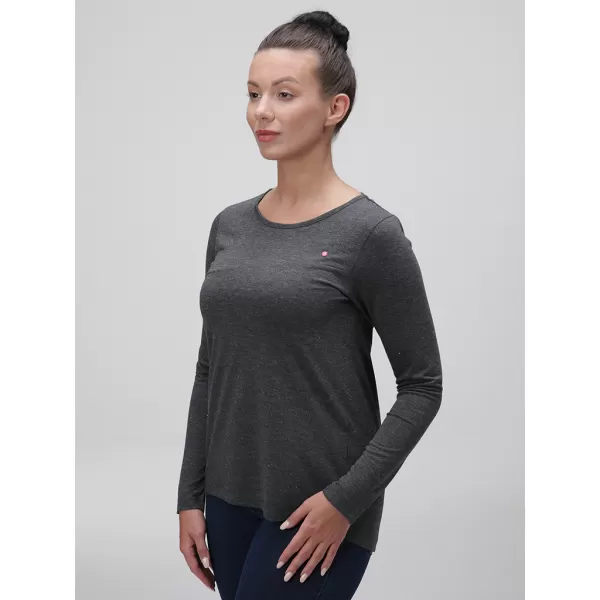  Damen-T-Shirt LOAP BAVAXA CLW23147 SCHWARZ 