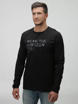 Herren-T-Shirt LOAP ALFONS CLM2356 SCHWARZ