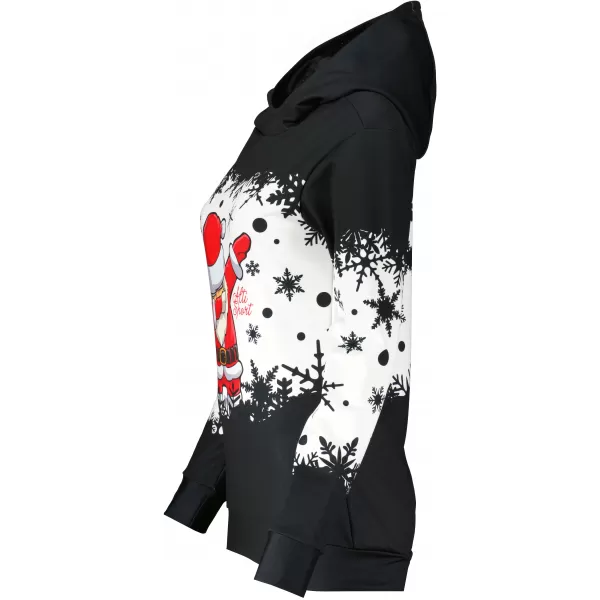  Premium-Sweatshirt für Damen ALTISPORT VOJ/ALWVN2MI01 SCHWARZ 