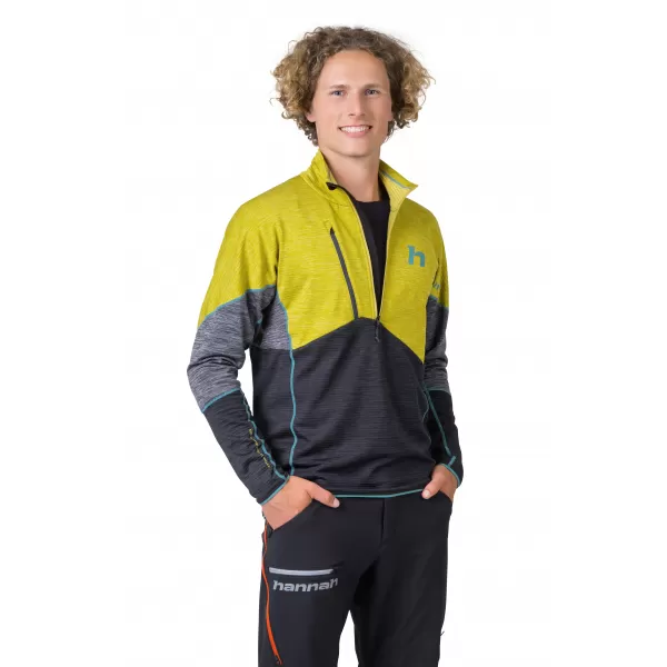  Herren-Sweatshirt HANNAH NIRO HZ CITRONELLE/ANTHRAZITMEL 