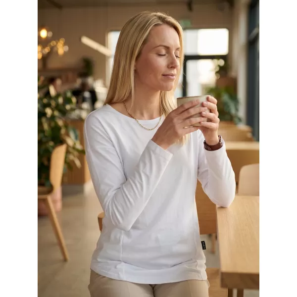  Damen-T-Shirt mit langen Ärmeln SAM 73 SHERRI WT 897 WEIß 
