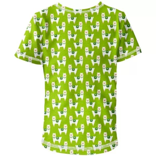  Kurz -schwaches t -Shirt WAMU LAMY NA PASTVĚ GRÜN 