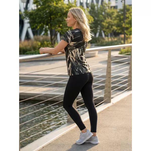 Hochwertiges Funktions-T-Shirt für Damen ALTISPORT VOJ/ALW010TR01 SCHWARZ BRAUN 