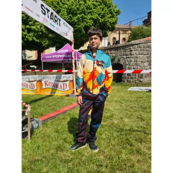  Baby Softshell Hosen WAMU MOUNTAIN BIKE TMAVÁ BUNTER 