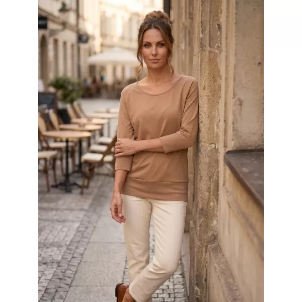  Damen-T-Shirt mit 3/4-Ärmeln SAM 73 SELMA WT 896 GOLDEN 