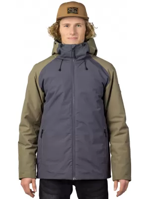 Herrenjacke HANNAH MASCON ASPHALT/VERBRANNTE OLIVE