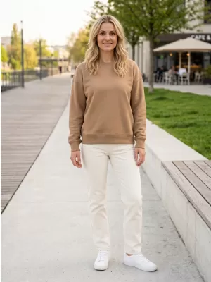 Damen-Sweatshirt SAM 73 AMBER WM 778 GOLDEN