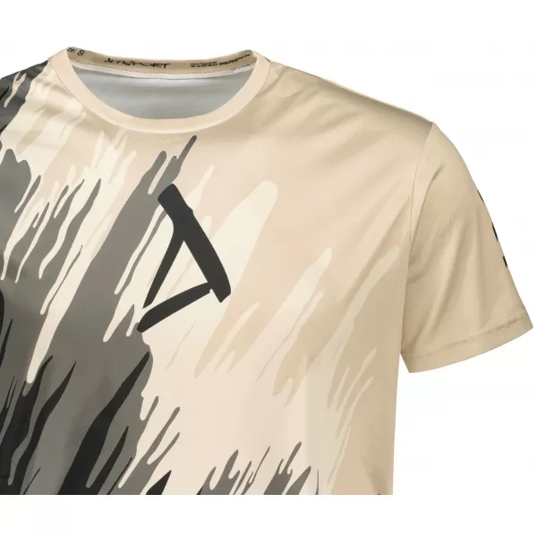  Hochwertiges Funktions-T-Shirt für Herren ALTISPORT VOJ/ALM006TR01 SCHWARZ BRAUN 