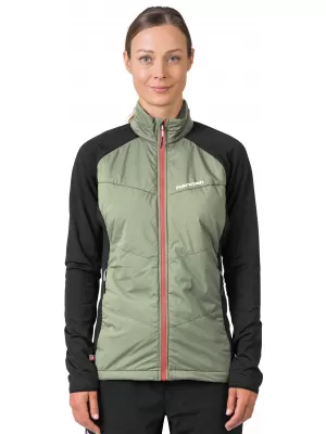 Damen-Sweatshirt HANNAH MAKANA GEBRANNTES OLIV/ANTHRAZIT