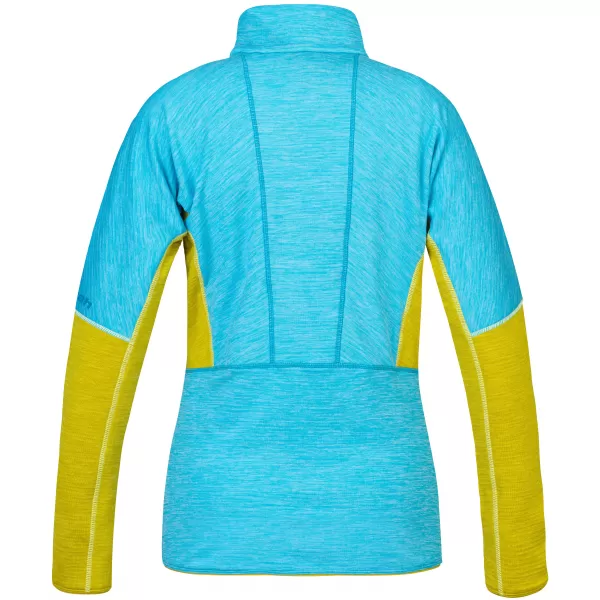  Damen-Sweatshirt HANNAH MEDA KLARWASSER/CITRONELLE MEL 