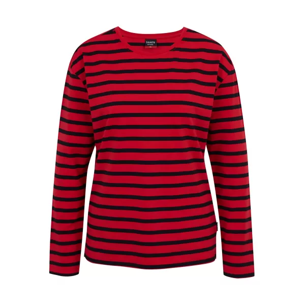  Damen-T-Shirt mit langen Ärmeln SAM 73 PRUDENCE WT 893 ROT 