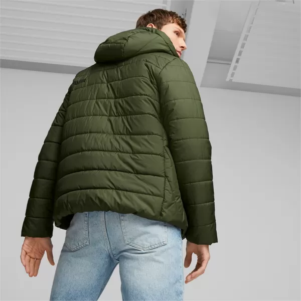  Herrenjacke PUMA ESS HOODED PADDED JACKET 848938-31 GRÜN 